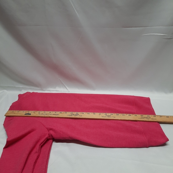 NWT Hanes Jazzberry Pink Heather Eco Smart Ladies Crew Sweatshirt 1XL (16W) - Picture 5 of 6